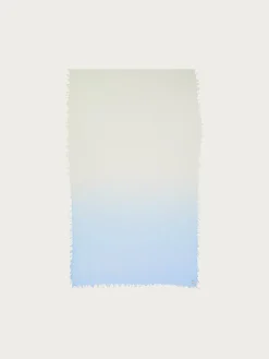 Wollschal im Ombré-Design
