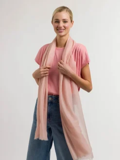 Zarte einfarbige Pashmina aus reinem Kaschmir