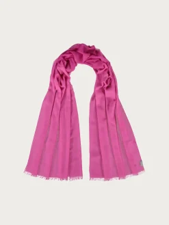 Zarte einfarbige Pashmina aus reinem Kaschmir