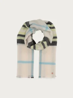 Zarte Stola mit FRAAS Plaid Karo aus reinem Kaschmir