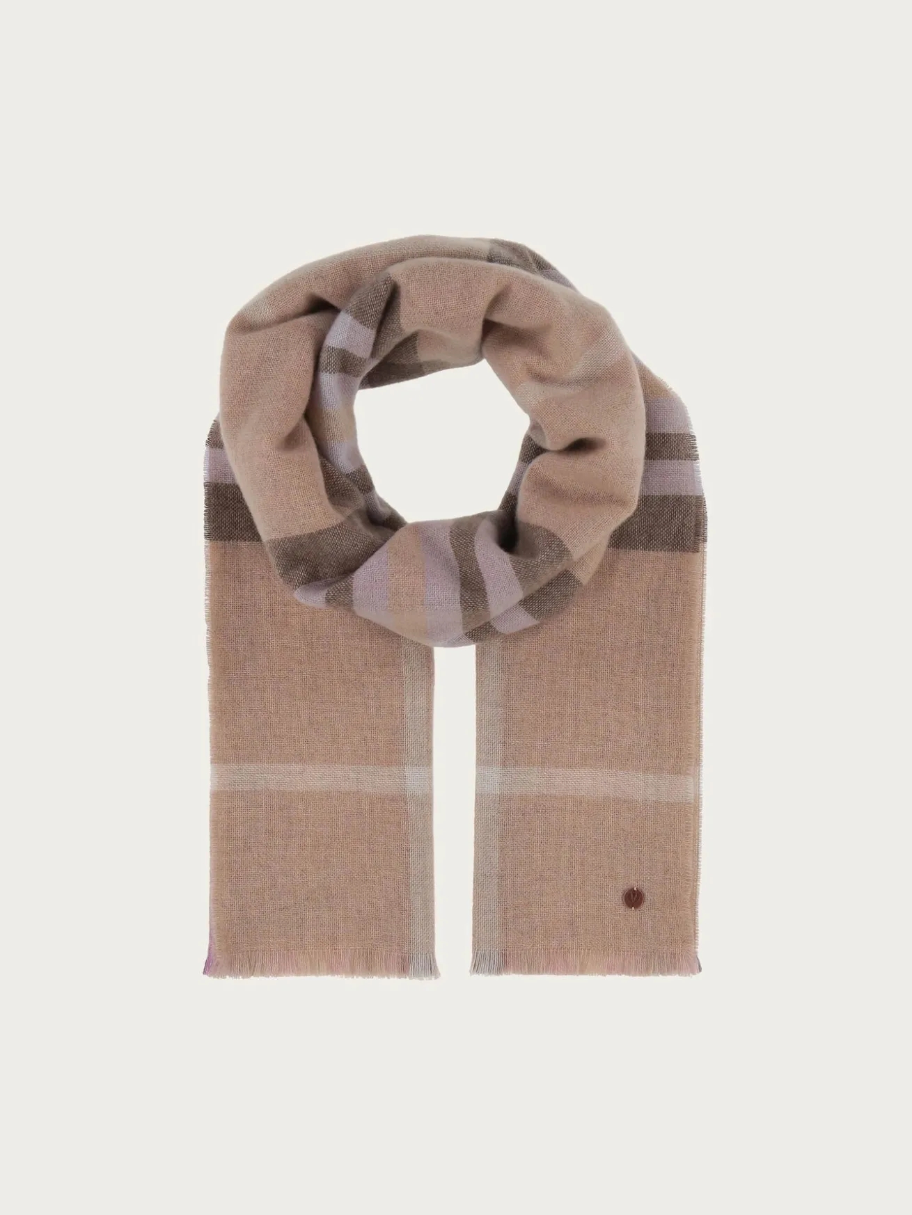 Zarte Stola mit FRAAS Plaid Karo aus reinem Kaschmir