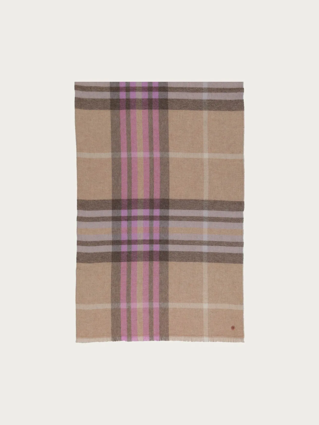 Zarte Stola mit FRAAS Plaid Karo aus reinem Kaschmir