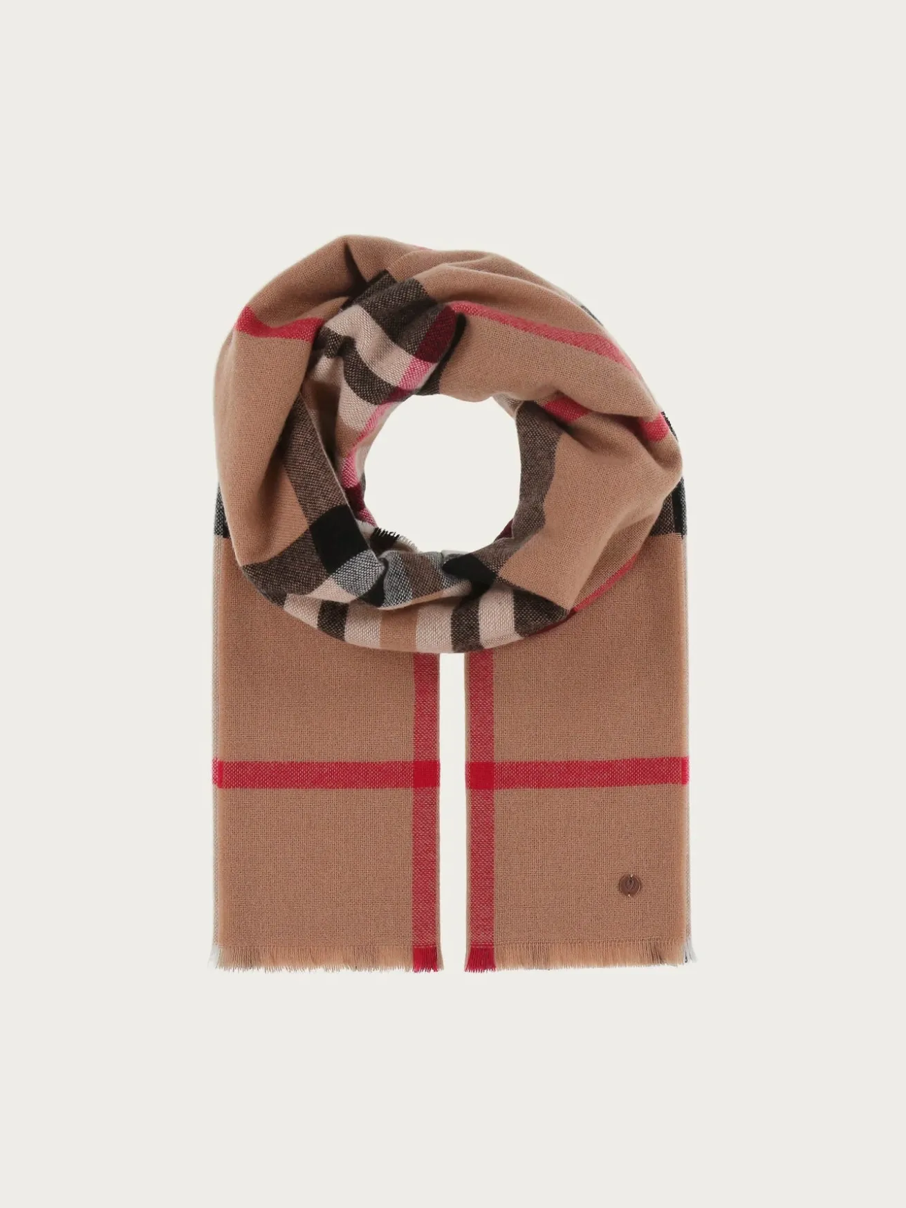 Zarte Stola mit FRAAS Plaid Karo aus reinem Kaschmir