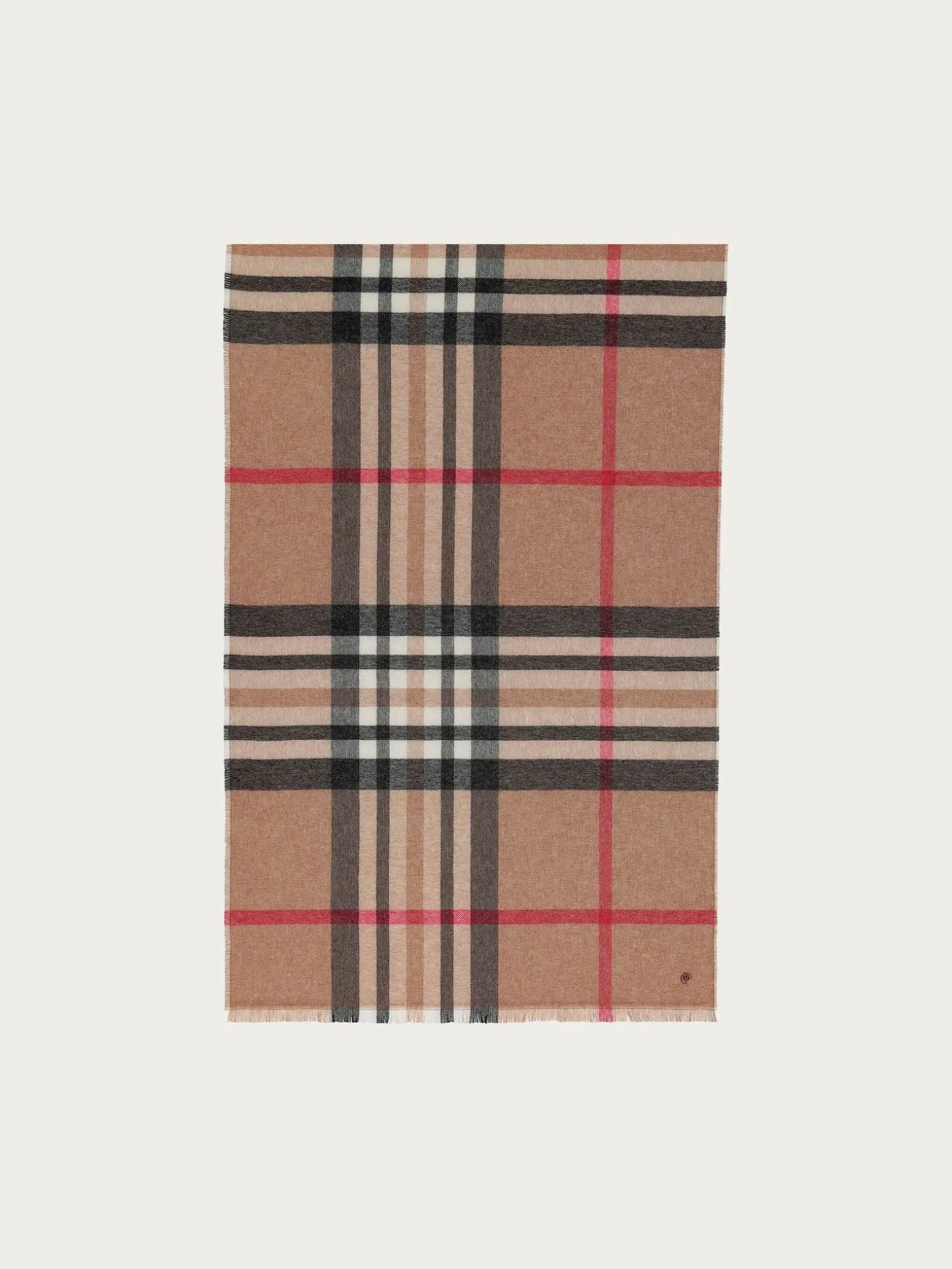 Zarte Stola mit FRAAS Plaid Karo aus reinem Kaschmir
