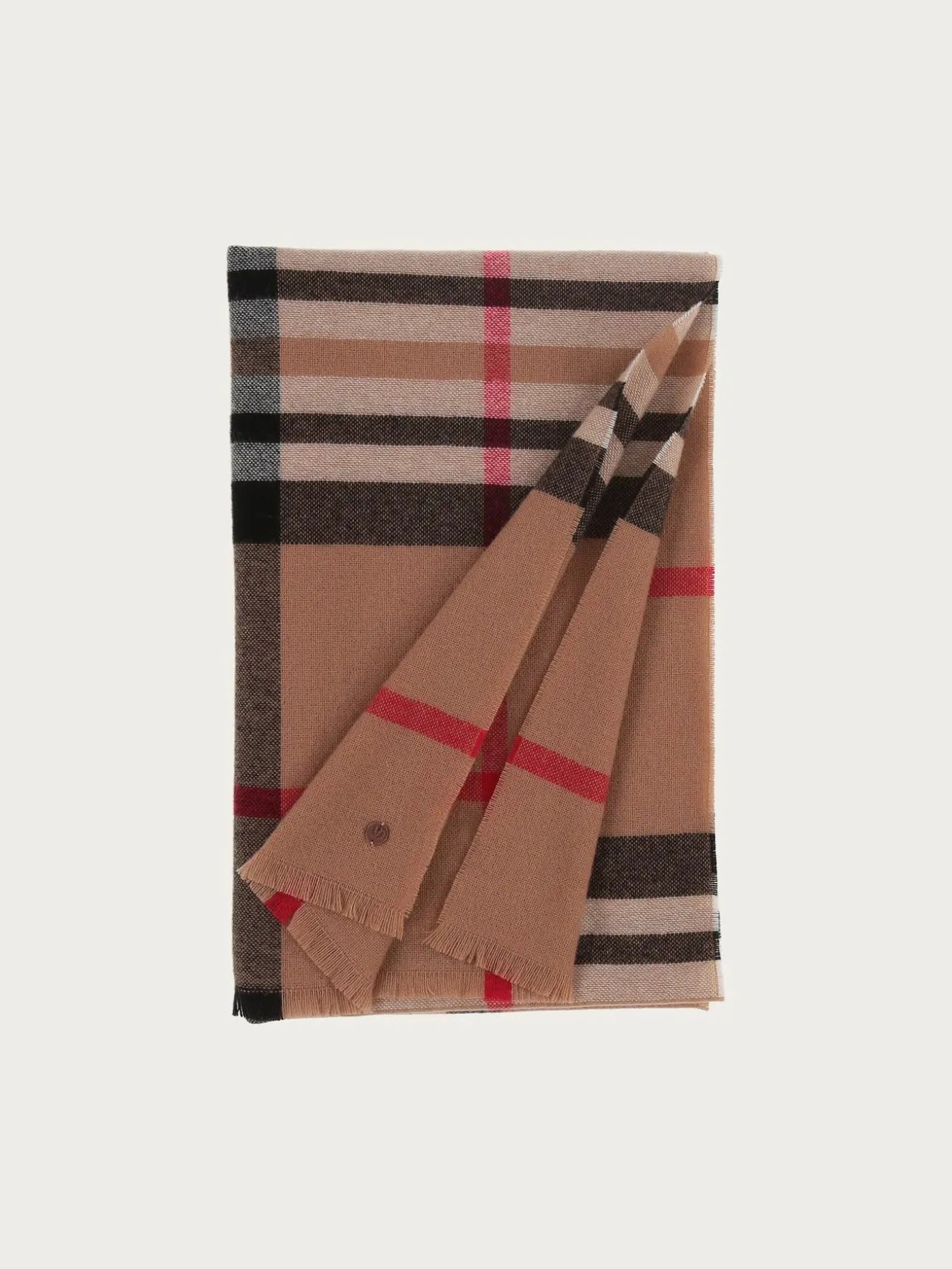Zarte Stola mit FRAAS Plaid Karo aus reinem Kaschmir