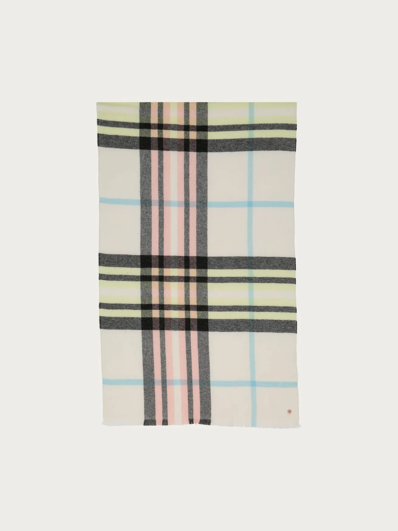 Zarte Stola mit FRAAS Plaid Karo aus reinem Kaschmir