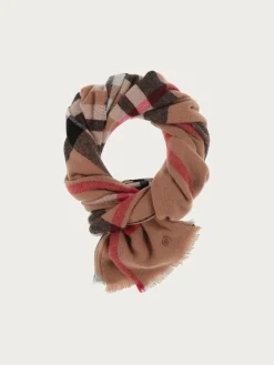 Zarte Stola mit FRAAS Plaid Karo aus reinem Kaschmir