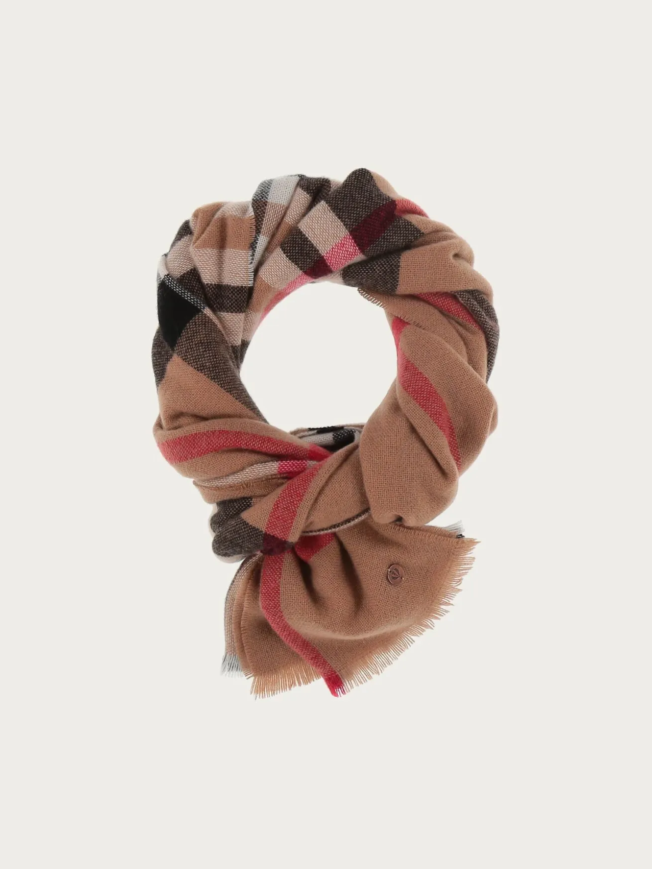 Zarte Stola mit FRAAS Plaid Karo aus reinem Kaschmir