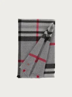 Zarte Stola mit FRAAS Plaid Karo aus reinem Kaschmir