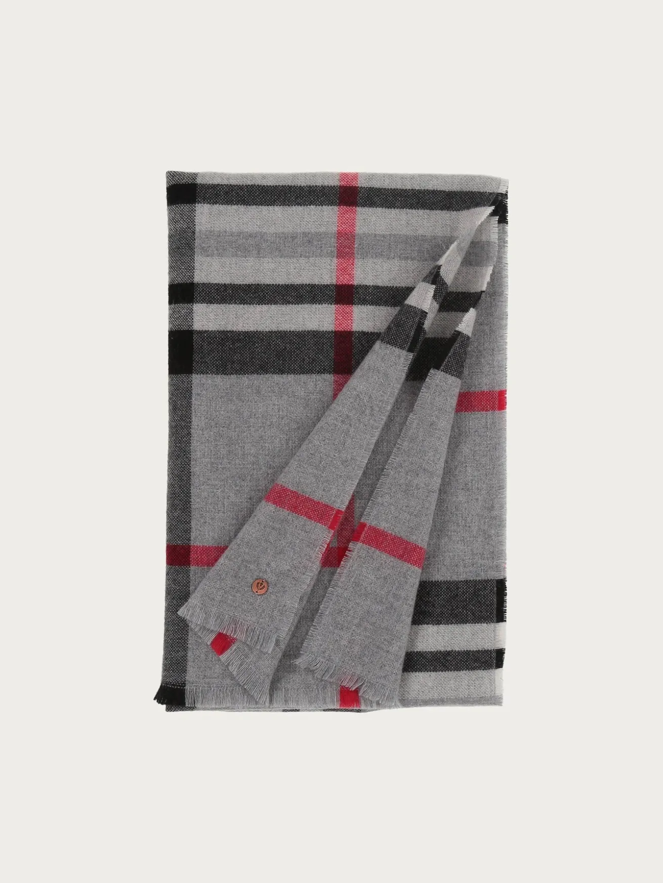 Zarte Stola mit FRAAS Plaid Karo aus reinem Kaschmir