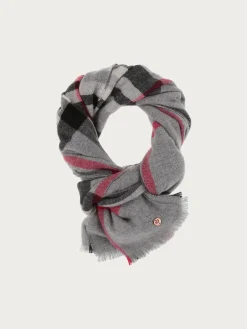 Zarte Stola mit FRAAS Plaid Karo aus reinem Kaschmir