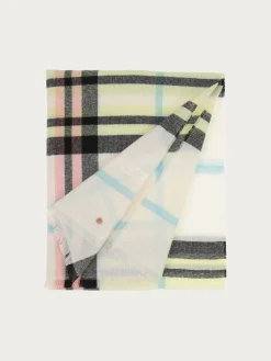Zarte Stola mit FRAAS Plaid Karo aus reinem Kaschmir