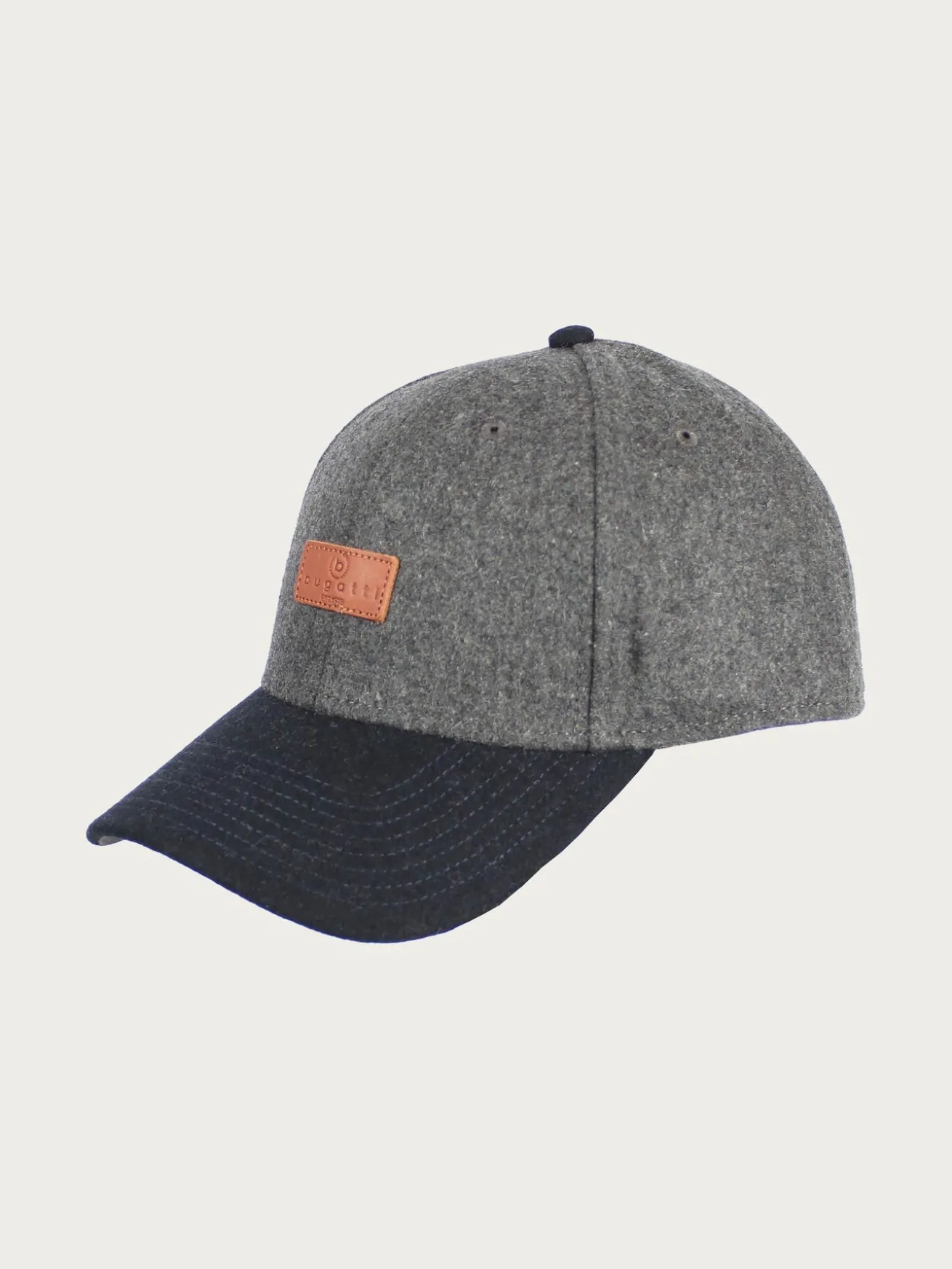 Zweifarbige bugatti Baseballkappe mit Patch