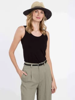 Zweifarbiger Loevenich Fedora aus Papier