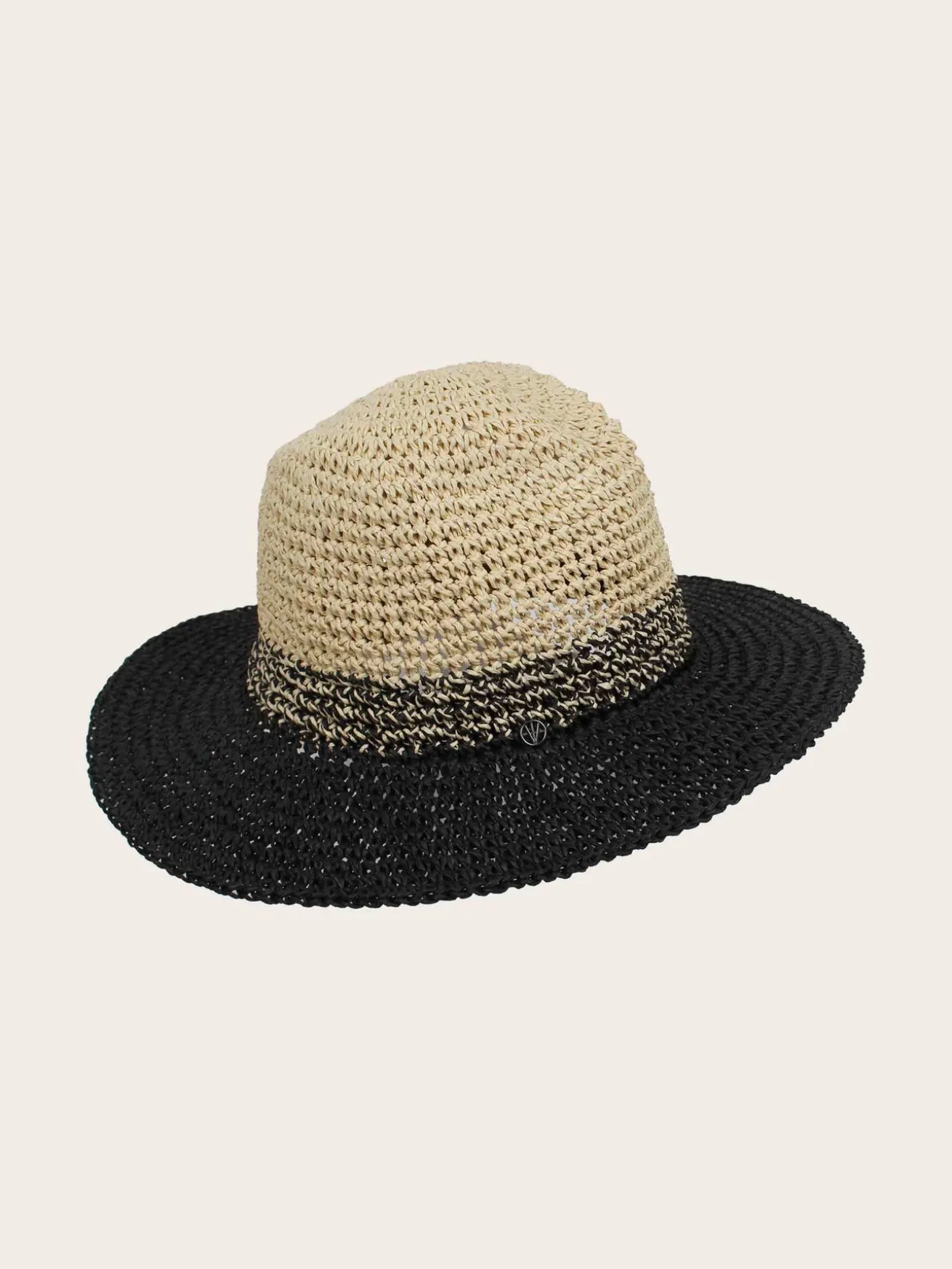 Zweifarbiger Loevenich Fedora aus Papier