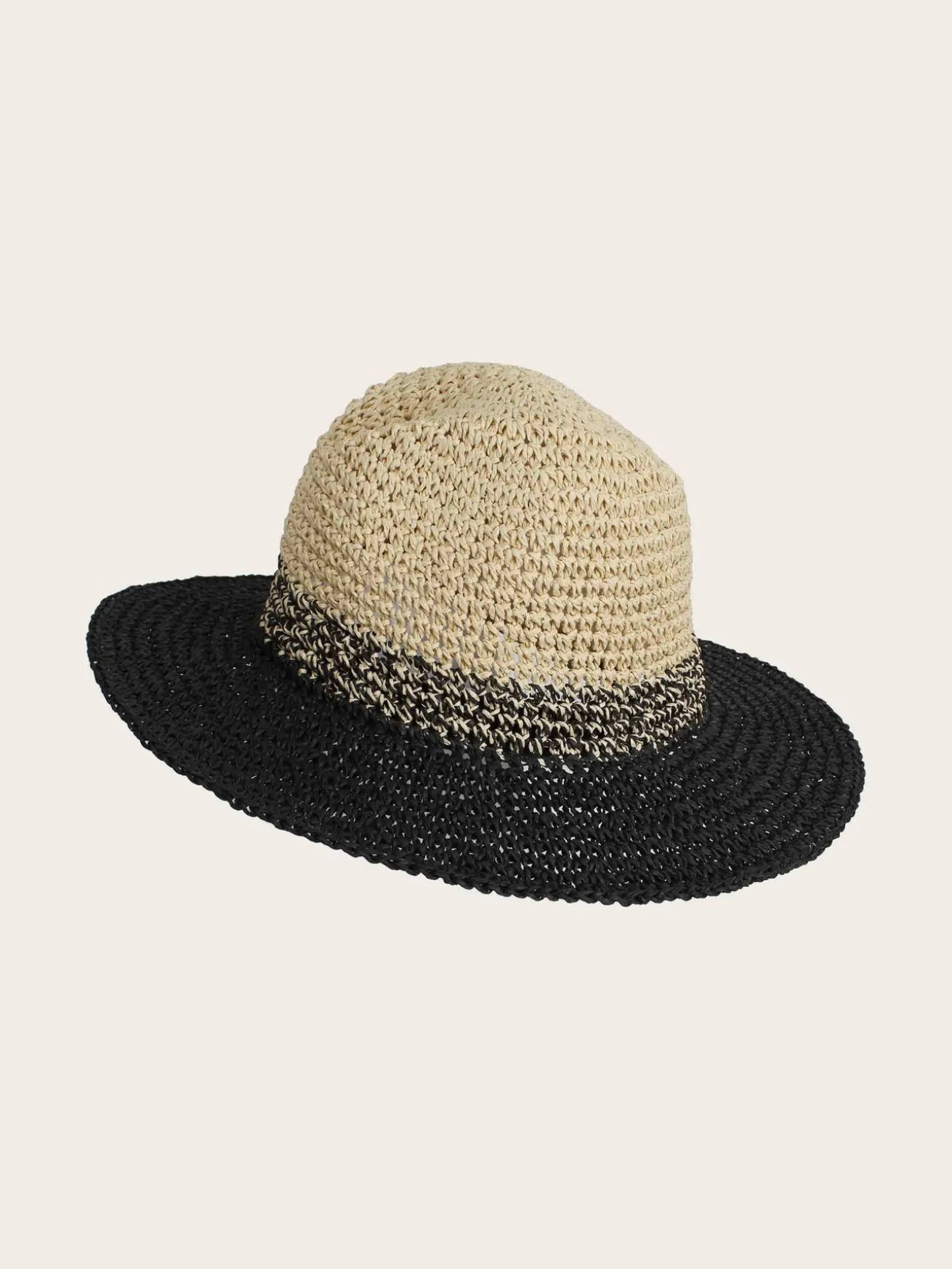 Zweifarbiger Loevenich Fedora aus Papier